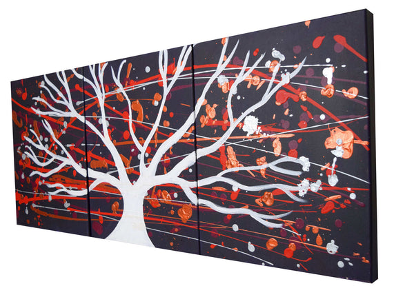 The White Tree of Peace canvas triptych