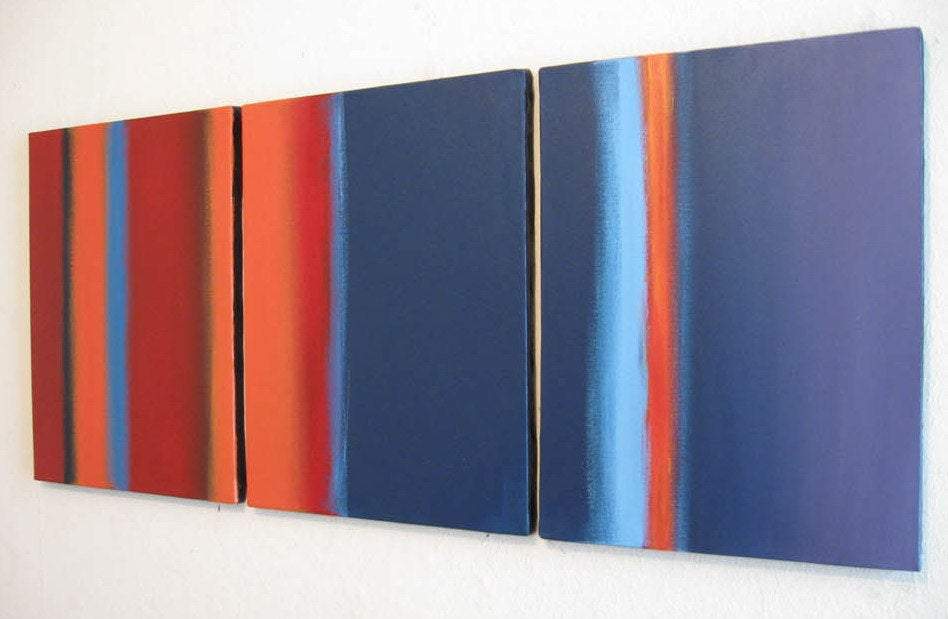 Colour flats split canvas wall art