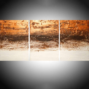 Copper Tones oversized metal wall art