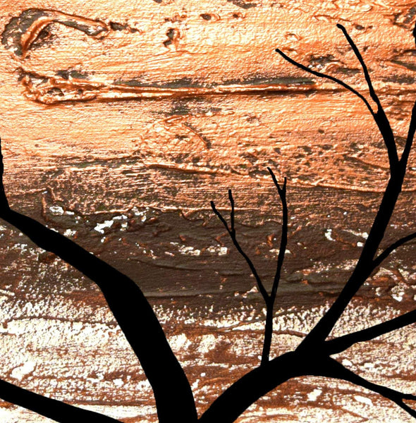 Copper Tree modern art for sale