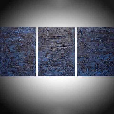 blue abstract painting Deep Blue