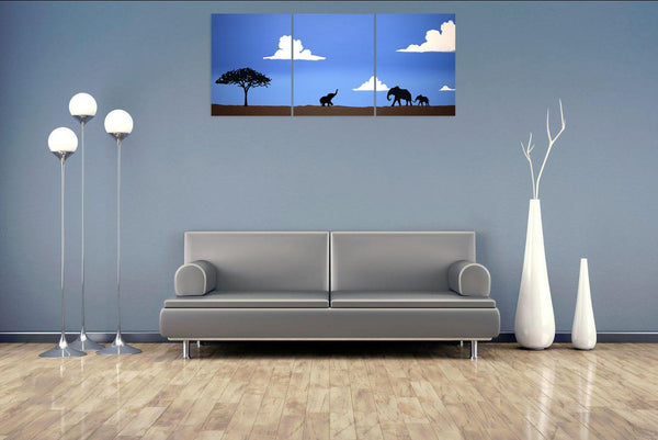 elephant canvas The Elephant Cloudbase modern art for sale