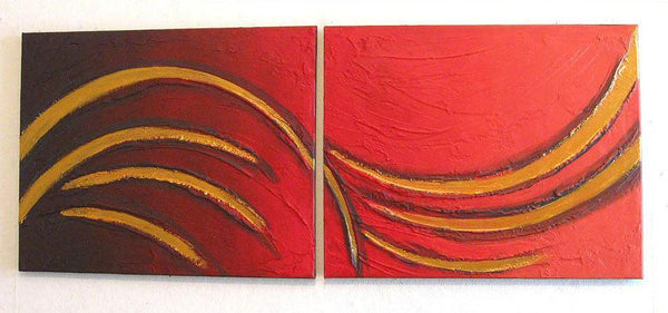abstract canvas art for sale Gold crescendo original abstract art uk