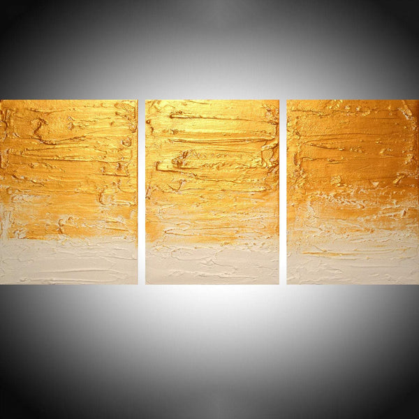 Gold Tones oversized metal wall art