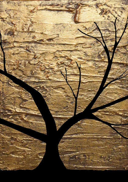 Golden Forest gold painting 4 sizes