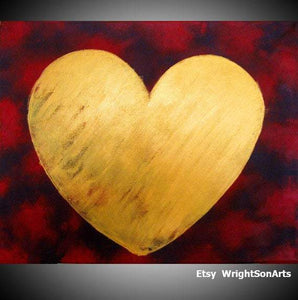 abstract paintings for sale love heart canvas wall art
