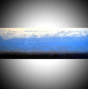 Ice Blue mixed media sculpture original abstract art uk