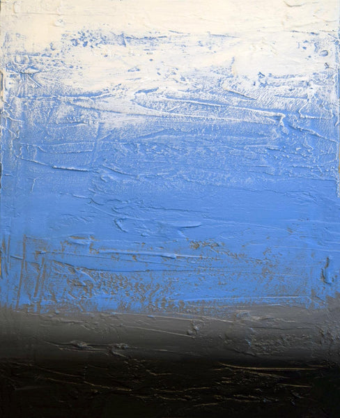 Ice Blue modern wall art uk