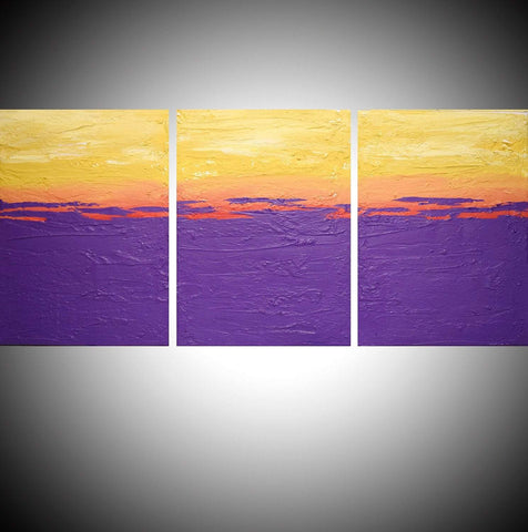 Purple abstract painting flats large wall art uk