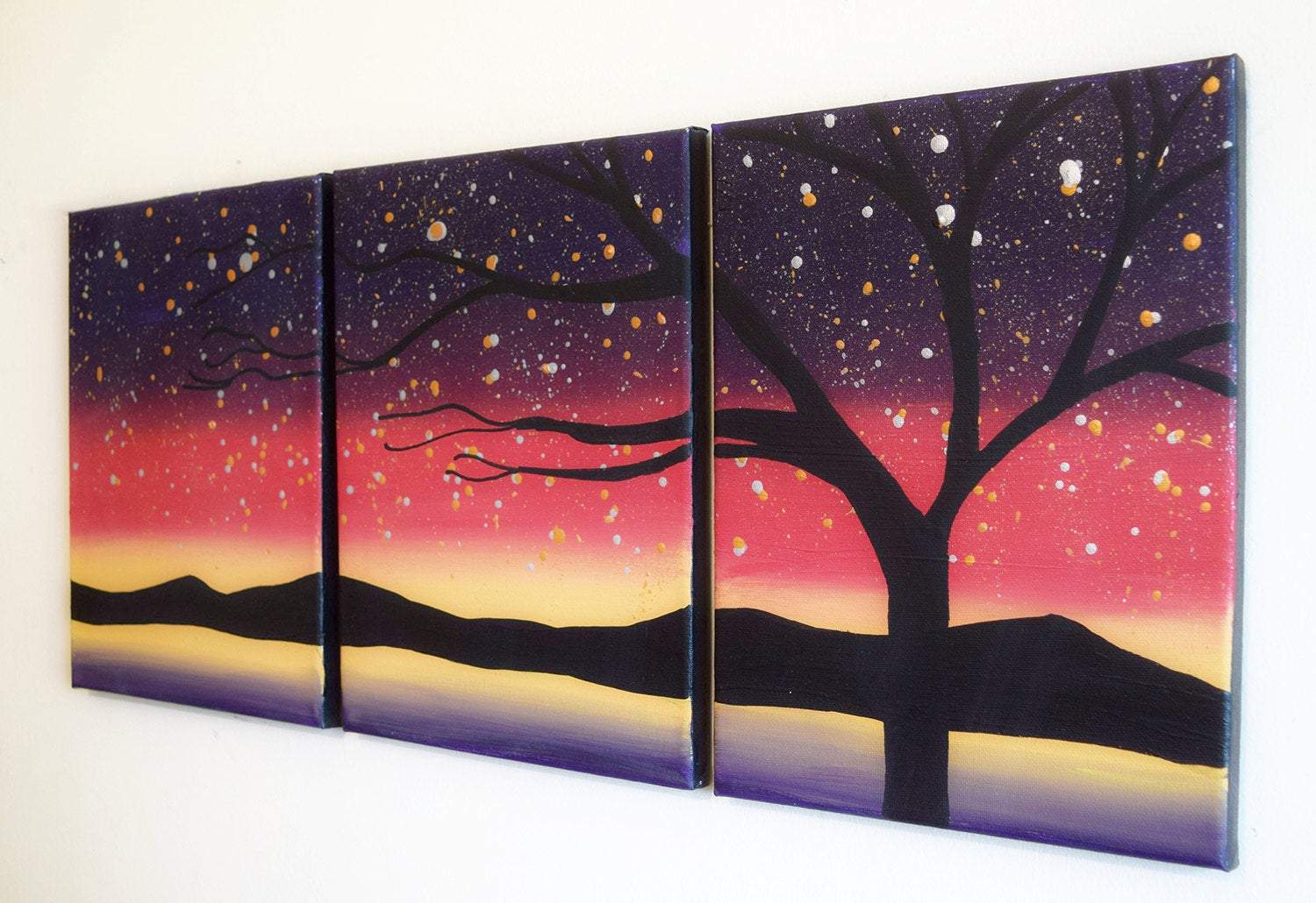 Sky at Night countryside paintings 4 sizes