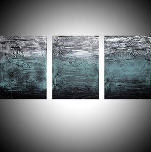 triptych canvas Turquoise Triptych