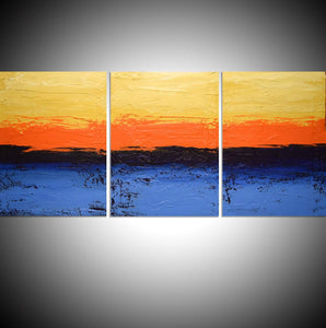 canvas triptych " Persuasion " large style wall art