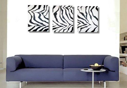 zebra canvas painting